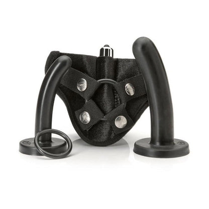 Tantus Silicone Bend Over Beginner Kit Black – Rechargeable, Discreet, Intimate Wellness Accessory – Quiet, Rechargeable, Waterproof, Couples & Solo Use, Discreet Intimate Wellness Accessory