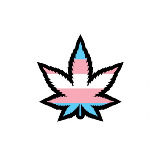 Enamel Pin: Trans Weed Leaf – Rechargeable, Discreet, Intimate Wellness Accessory – Quiet, Rechargeable, Waterproof, Couples & Solo Use, Discreet Intimate Wellness Accessory