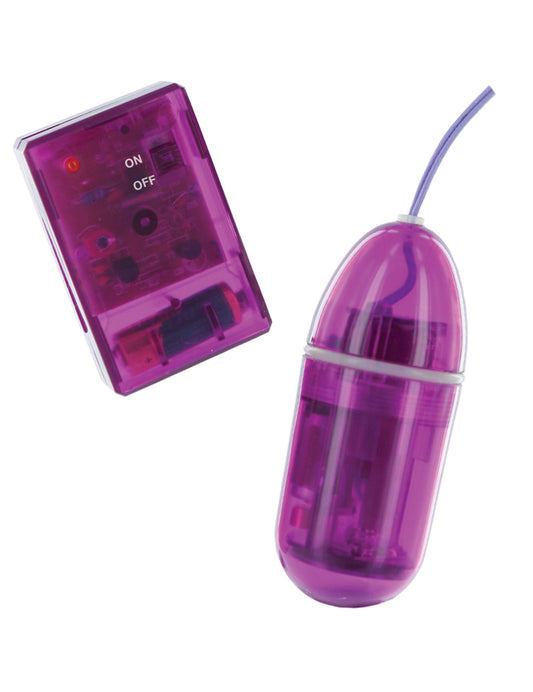 Waterproof Remote Control Bullet - Purple – Rechargeable, Discreet, Intimate Wellness Accessory – Quiet, Rechargeable, Waterproof, Couples & Solo Use, Discreet Intimate Wellness Accessory