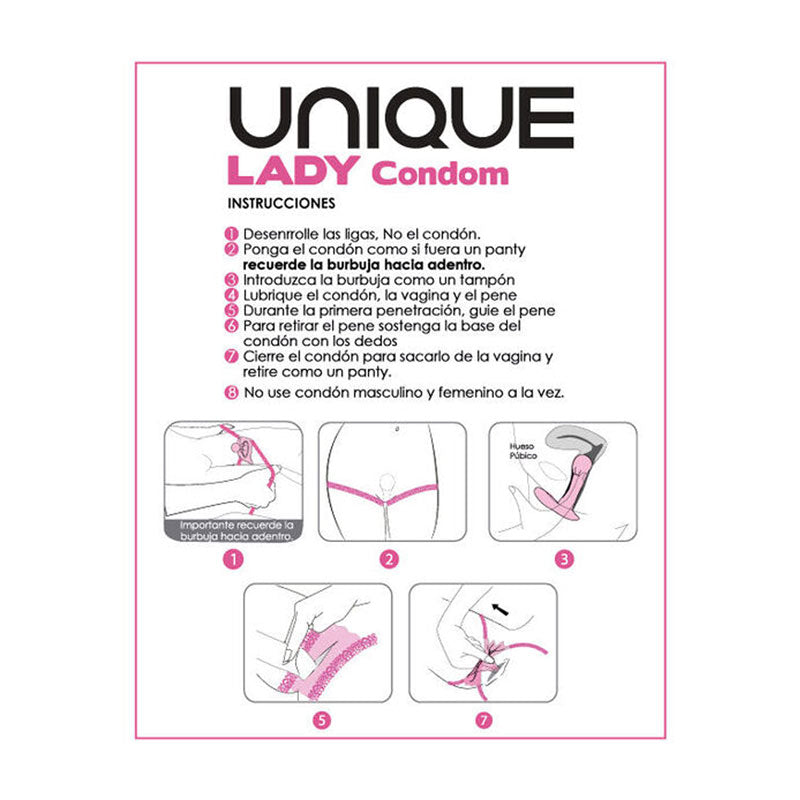 Uniq Lady Female Condoms Box 3 – Rechargeable, Discreet, Intimate Wellness Accessory – Quiet, Rechargeable, Waterproof, Couples & Solo Use, Discreet Intimate Wellness Accessory