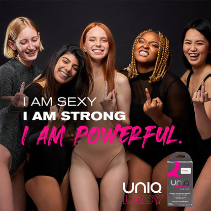 Uniq Lady Female Condoms Box 3 – Rechargeable, Discreet, Intimate Wellness Accessory – Quiet, Rechargeable, Waterproof, Couples & Solo Use, Discreet Intimate Wellness Accessory
