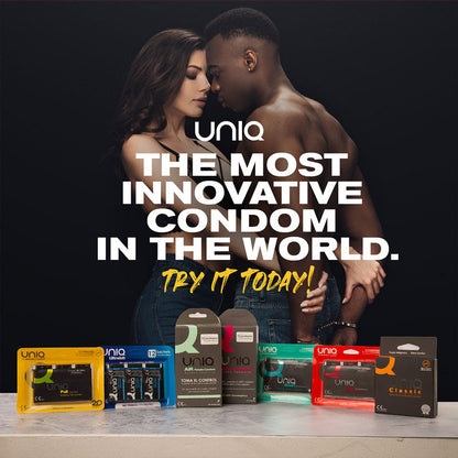 Uniq Lady Female Condoms Box 3 – Rechargeable, Discreet, Intimate Wellness Accessory – Quiet, Rechargeable, Waterproof, Couples & Solo Use, Discreet Intimate Wellness Accessory