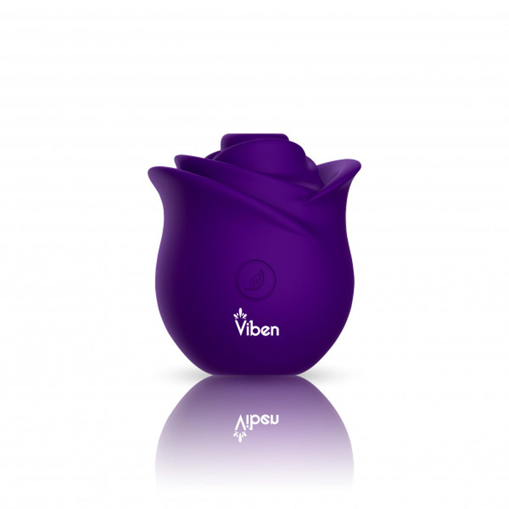 Zen Rose - Violet - Handheld Rose – Rechargeable, Discreet, Intimate Wellness Accessory – Quiet, Rechargeable, Waterproof, Couples & Solo Use, Discreet Intimate Wellness Accessory
