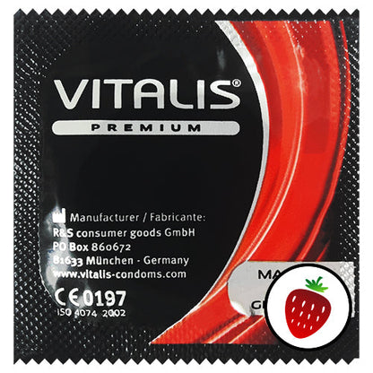 Vitalis Strawberry – Rechargeable, Discreet, Intimate Wellness Accessory – Quiet, Rechargeable, Waterproof, Couples & Solo Use, Discreet Intimate Wellness Accessory