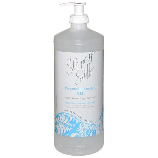 32oz GEL Pump Slippery Stuff – Rechargeable, Discreet, Intimate Wellness Accessory – Quiet, Rechargeable, Waterproof, Couples & Solo Use, Discreet Intimate Wellness Accessory