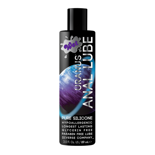Wet Uranus Thick Silicone backdoor 3oz * – Rechargeable, Discreet, Intimate Wellness Accessory – Quiet, Rechargeable, Waterproof, Couples & Solo Use, Discreet Intimate Wellness Accessory