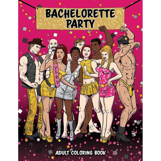 Bachelorette Party Colouring Book – Rechargeable, Discreet, Intimate Wellness Accessory – Quiet, Rechargeable, Waterproof, Couples & Solo Use, Discreet Intimate Wellness Accessory