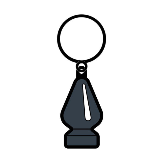 Grey Butt Plug Keychain *