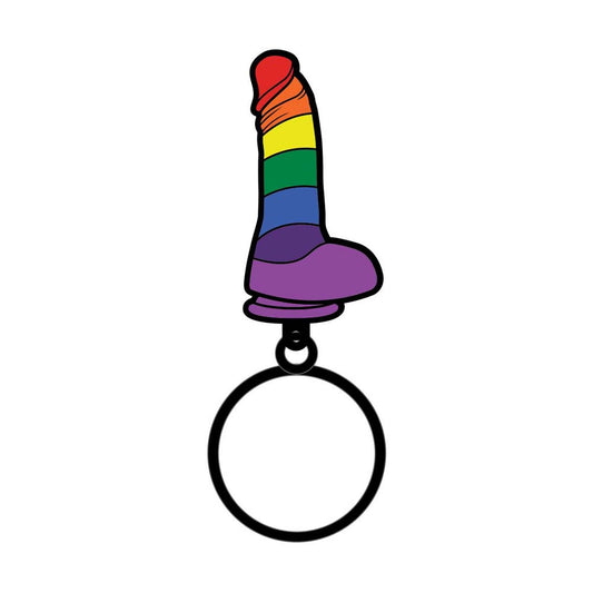 Rainbow personal massager Keychain – Rechargeable, Discreet, Intimate Wellness Accessory – Quiet, Rechargeable, Waterproof, Couples & Solo Use, Discreet Intimate Wellness Accessory