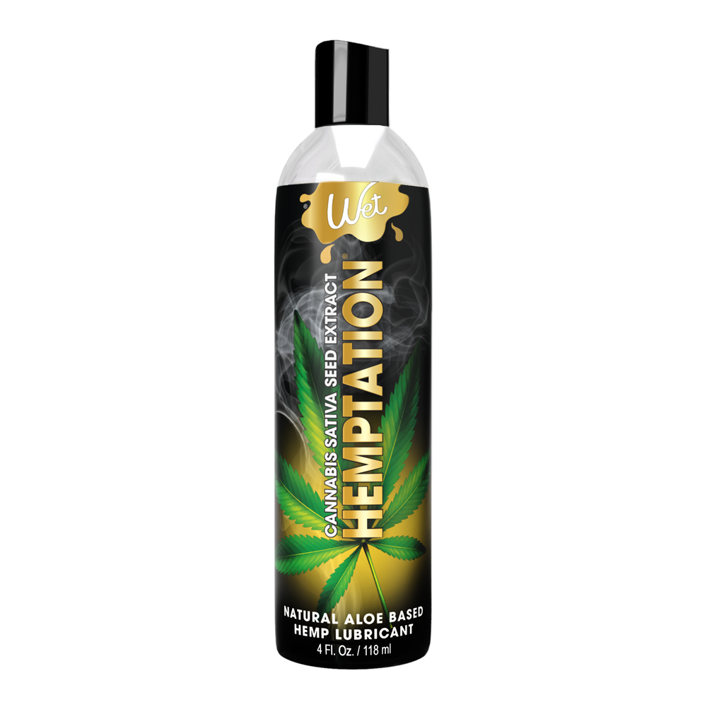 Hemptation Natural personal lubricant 4oz – Rechargeable, Discreet, Intimate Wellness Accessory – Quiet, Rechargeable, Waterproof, Couples & Solo Use, Discreet Intimate Wellness Accessory