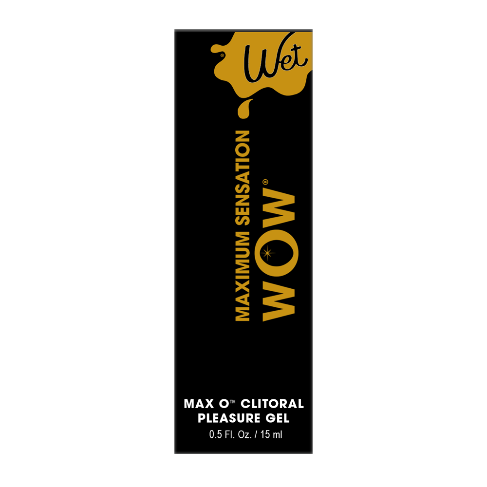 wOw Max O Clitoral Pleasure Gel 0.5 oz – Rechargeable, Discreet, Intimate Wellness Accessory – Quiet, Rechargeable, Waterproof, Couples & Solo Use, Discreet Intimate Wellness Accessory