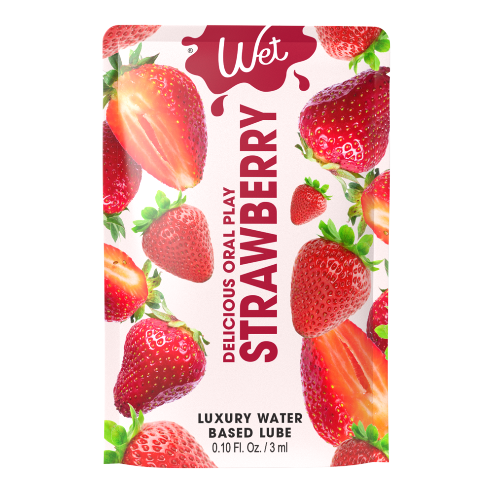 Strawberry 0.10 oz / 3ml – Rechargeable, Discreet, Intimate Wellness Accessory – Quiet, Rechargeable, Waterproof, Couples & Solo Use, Discreet Intimate Wellness Accessory