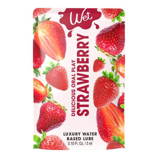 Strawberry 0.10 oz / 3ml – Rechargeable, Discreet, Intimate Wellness Accessory – Quiet, Rechargeable, Waterproof, Couples & Solo Use, Discreet Intimate Wellness Accessory