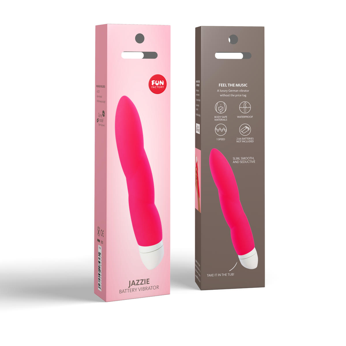 JAZZIE – Rechargeable, Discreet, Intimate Wellness Accessory – Quiet, Rechargeable, Waterproof, Couples & Solo Use, Discreet Intimate Wellness Accessory