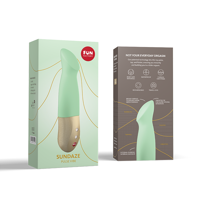 SUNDAZE – Rechargeable, Discreet, Intimate Wellness Accessory – Quiet, Rechargeable, Waterproof, Couples & Solo Use, Discreet Intimate Wellness Accessory