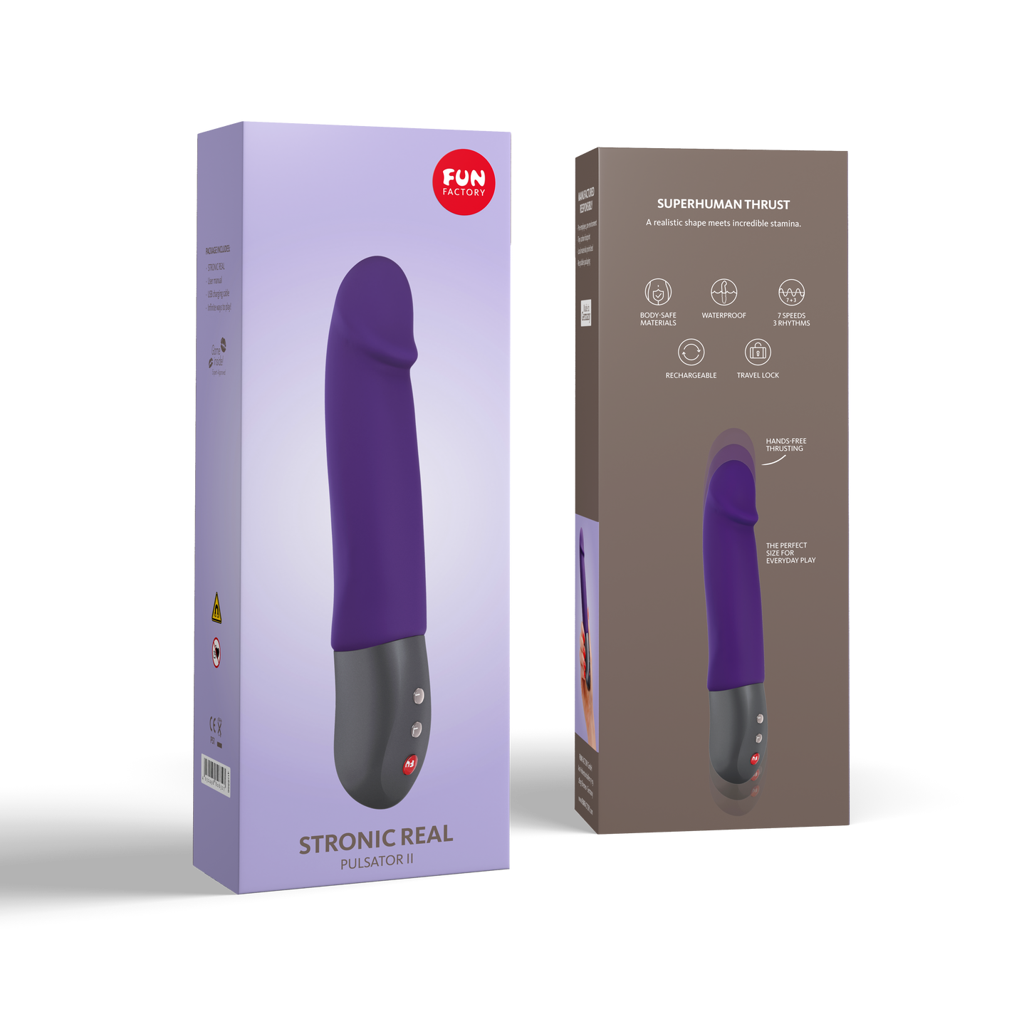STRONIC REAL – Rechargeable, Discreet, Intimate Wellness Accessory – Quiet, Rechargeable, Waterproof, Couples & Solo Use, Discreet Intimate Wellness Accessory