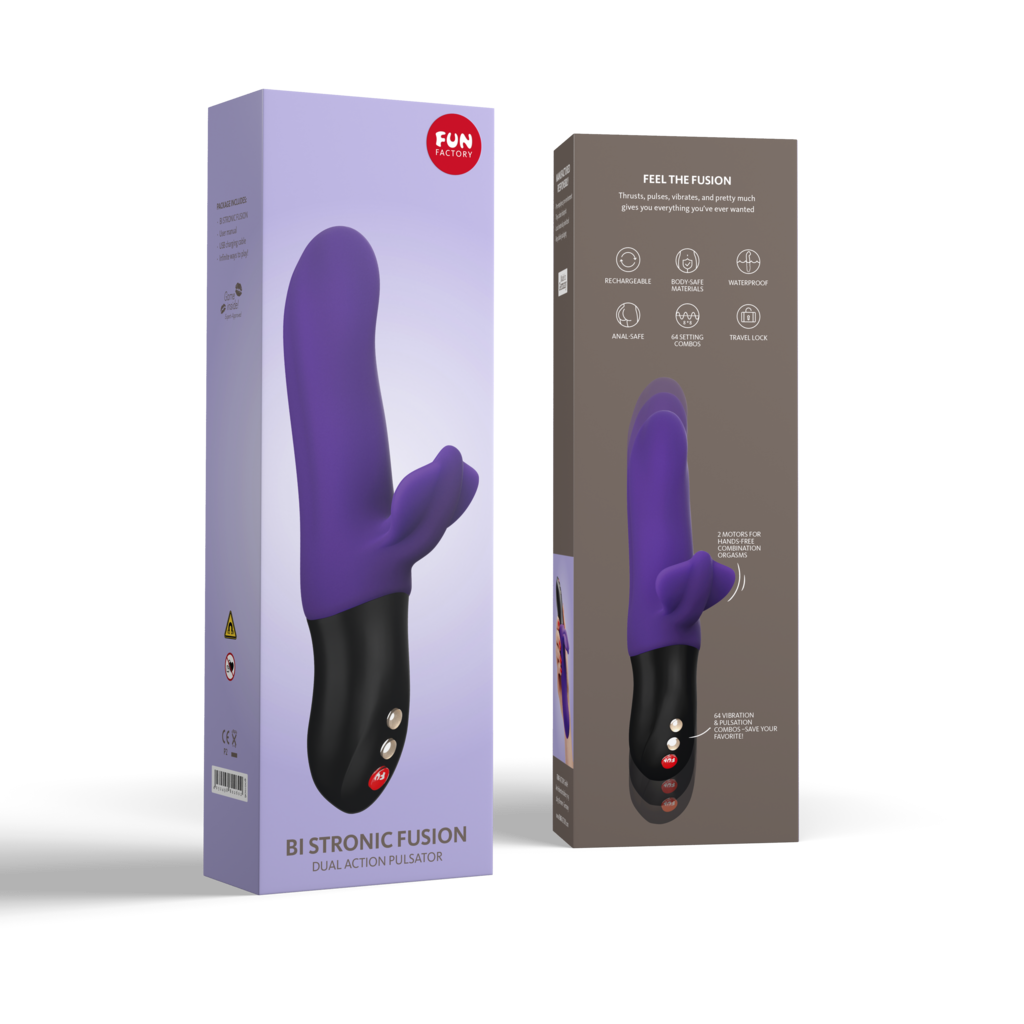 BI STRONIC FUSION – Rechargeable, Discreet, Intimate Wellness Accessory – Quiet, Rechargeable, Waterproof, Couples & Solo Use, Discreet Intimate Wellness Accessory