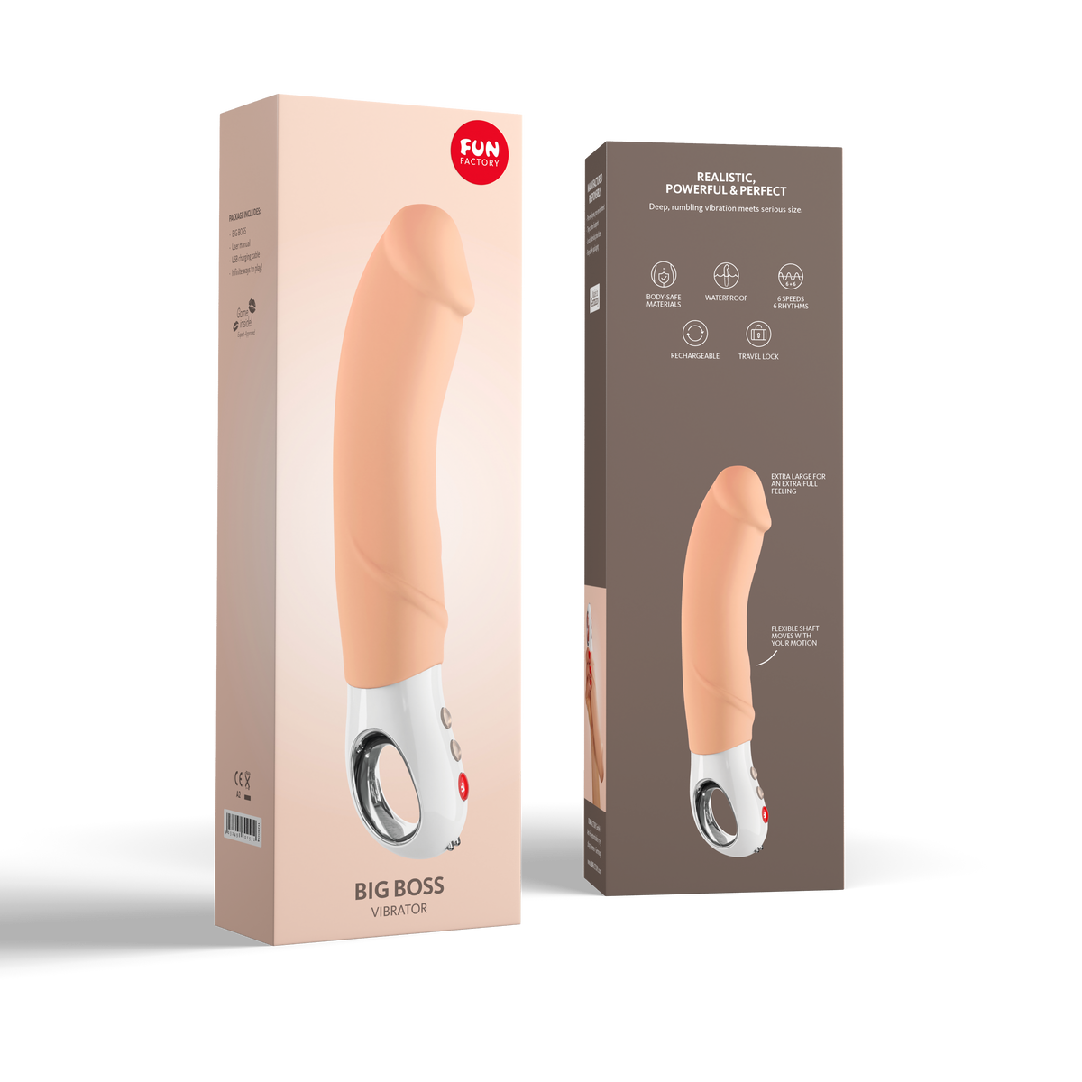 BIG BOSS – Rechargeable, Discreet, Intimate Wellness Accessory – Quiet, Rechargeable, Waterproof, Couples & Solo Use, Discreet Intimate Wellness Accessory