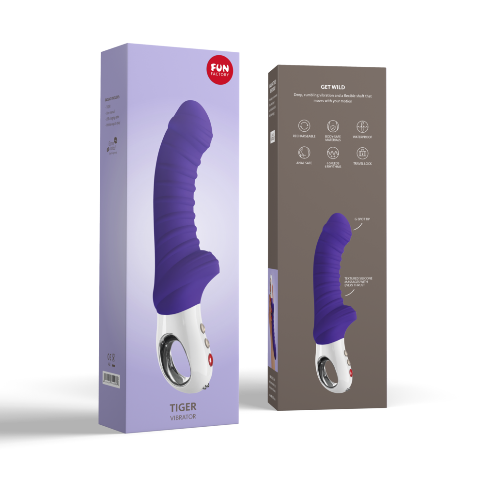 TIGER – Rechargeable, Discreet, Intimate Wellness Accessory – Quiet, Rechargeable, Waterproof, Couples & Solo Use, Discreet Intimate Wellness Accessory