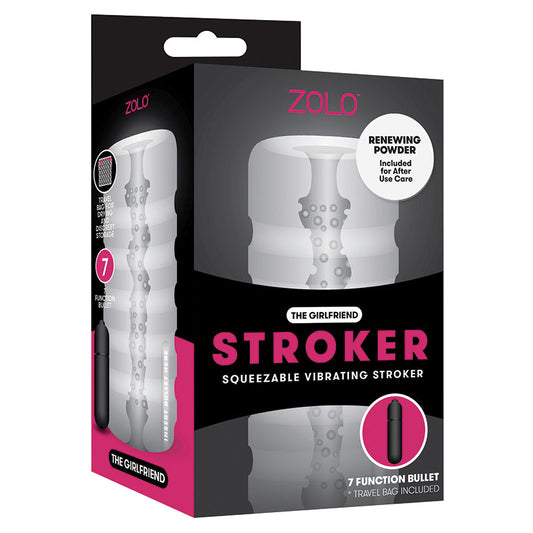 Zolo Girlfriend Squeezeable Vibrating Stroker.