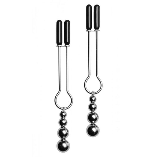 Adorn Triple Bead Nipple Clamp Set – Rechargeable, Discreet, Intimate Wellness Accessory – Quiet, Rechargeable, Waterproof, Couples & Solo Use, Discreet Intimate Wellness Accessory