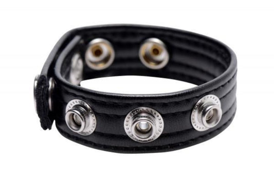 Speed Snap Leather male Ring – Rechargeable, Discreet, Intimate Wellness Accessory – Quiet, Rechargeable, Waterproof, Couples & Solo Use, Discreet Intimate Wellness Accessory