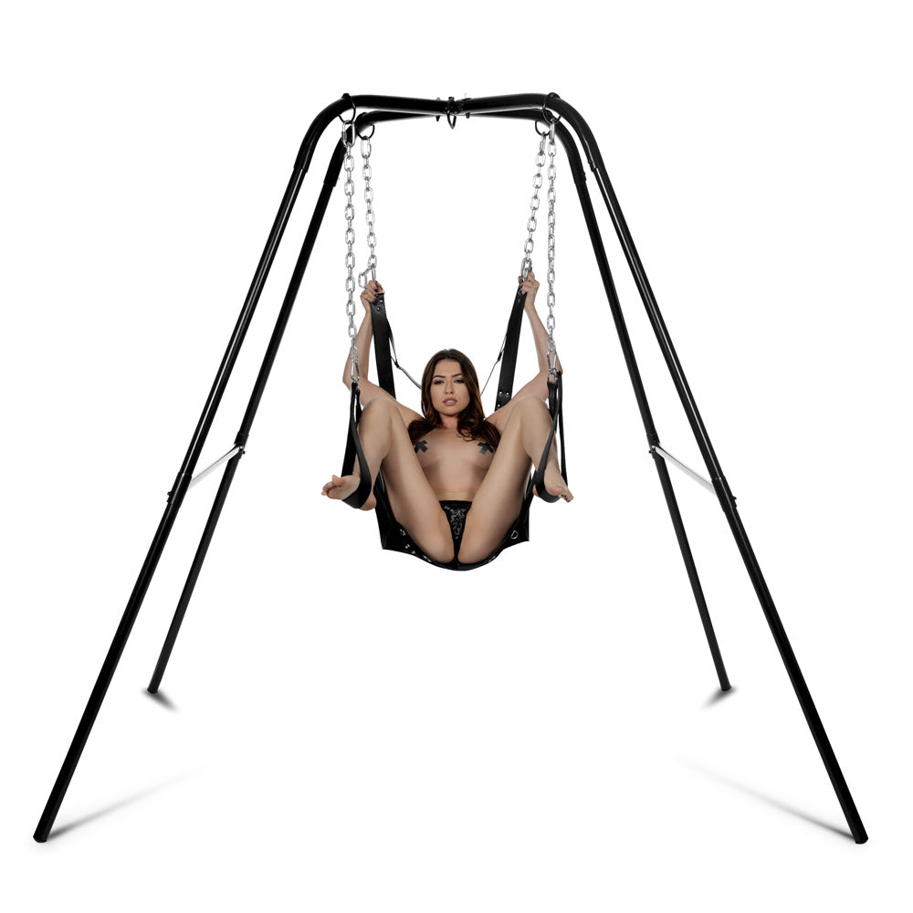 Extreme Sling and Swing Stand – Rechargeable, Discreet, Intimate Wellness Accessory – Quiet, Rechargeable, Waterproof, Couples & Solo Use, Discreet Intimate Wellness Accessory