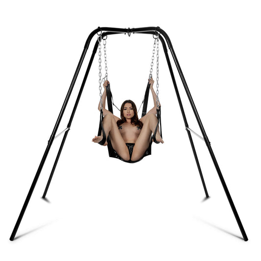 Extreme Sling and Swing Stand – Rechargeable, Discreet, Intimate Wellness Accessory – Quiet, Rechargeable, Waterproof, Couples & Solo Use, Discreet Intimate Wellness Accessory