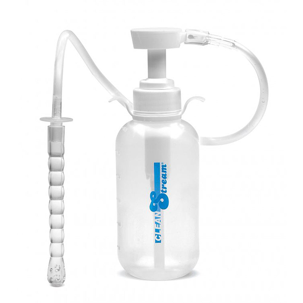 CleanStream Pump Action Enema Bottle w – Rechargeable, Discreet, Intimate Wellness Accessory – Quiet, Rechargeable, Waterproof, Couples & Solo Use, Discreet Intimate Wellness Accessory