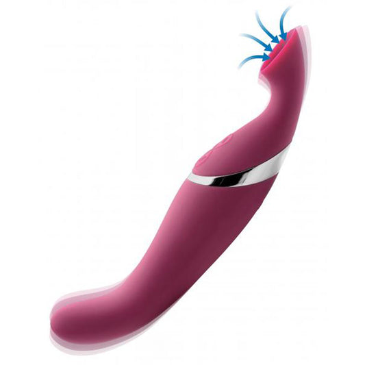 Shegasm Intense 2 in 1 Clit Stimulator – Rechargeable, Discreet, Intimate Wellness Accessory – Quiet, Rechargeable, Waterproof, Couples & Solo Use, Discreet Intimate Wellness Accessory