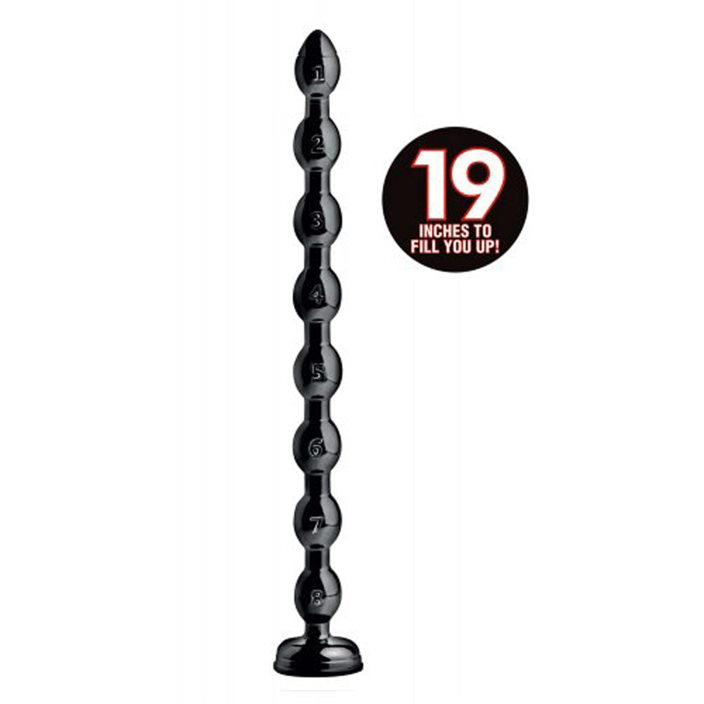 Hosed 19" Beaded backdoor Snake – Rechargeable, Discreet, Intimate Wellness Accessory – Quiet, Rechargeable, Waterproof, Couples & Solo Use, Discreet Intimate Wellness Accessory