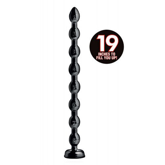 Hosed 19" Beaded backdoor Snake – Rechargeable, Discreet, Intimate Wellness Accessory – Quiet, Rechargeable, Waterproof, Couples & Solo Use, Discreet Intimate Wellness Accessory