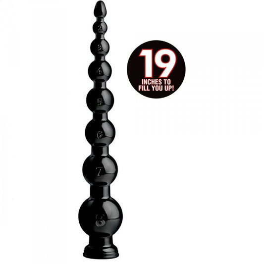 Hosed 19" Graduated Beaded backdoor Snake – Rechargeable, Discreet, Intimate Wellness Accessory – Quiet, Rechargeable, Waterproof, Couples & Solo Use, Discreet Intimate Wellness Accessory