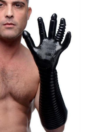 Pleasure Fister Textured Fistng Glove – Rechargeable, Discreet, Intimate Wellness Accessory – Quiet, Rechargeable, Waterproof, Couples & Solo Use, Discreet Intimate Wellness Accessory