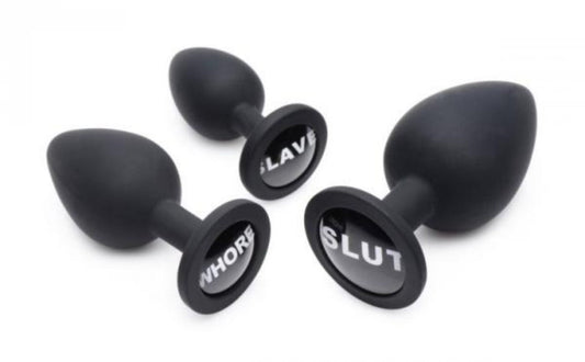 MS Dirty Words backdoor Plug Set – Rechargeable, Discreet, Intimate Wellness Accessory – Quiet, Rechargeable, Waterproof, Couples & Solo Use, Discreet Intimate Wellness Accessory
