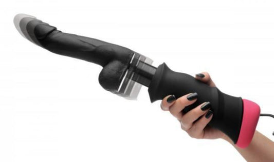 Mega-Pounder Hand-Held Thrusting personal massager – Rechargeable, Discreet, Intimate Wellness Accessory – Quiet, Rechargeable, Waterproof, Couples & Solo Use, Discreet Intimate Wellness Accessory