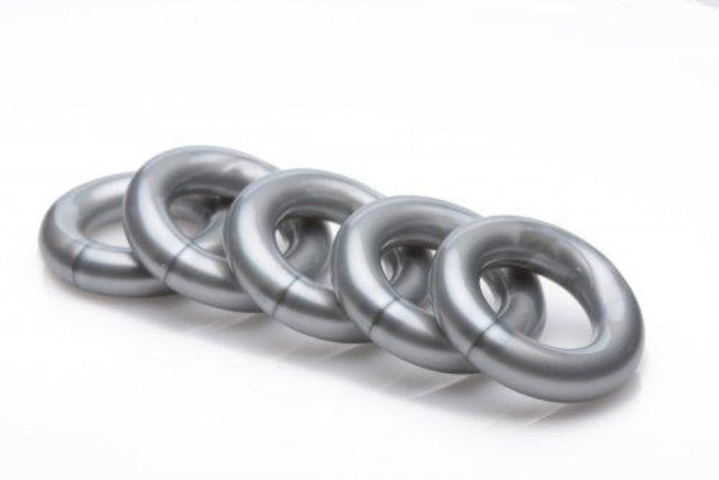 Ring Master Ball Stretcher Kit - Silver – Rechargeable, Discreet, Intimate Wellness Accessory – Quiet, Rechargeable, Waterproof, Couples & Solo Use, Discreet Intimate Wellness Accessory