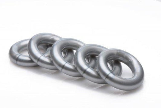 Ring Master Ball Stretcher Kit - Silver – Rechargeable, Discreet, Intimate Wellness Accessory – Quiet, Rechargeable, Waterproof, Couples & Solo Use, Discreet Intimate Wellness Accessory