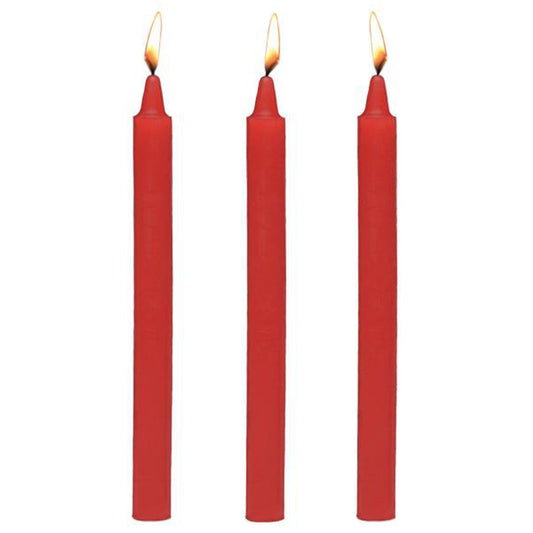 fantasy Drip Candles 3 Pack - Red – Rechargeable, Discreet, Intimate Wellness Accessory – Quiet, Rechargeable, Waterproof, Couples & Solo Use, Discreet Intimate Wellness Accessory