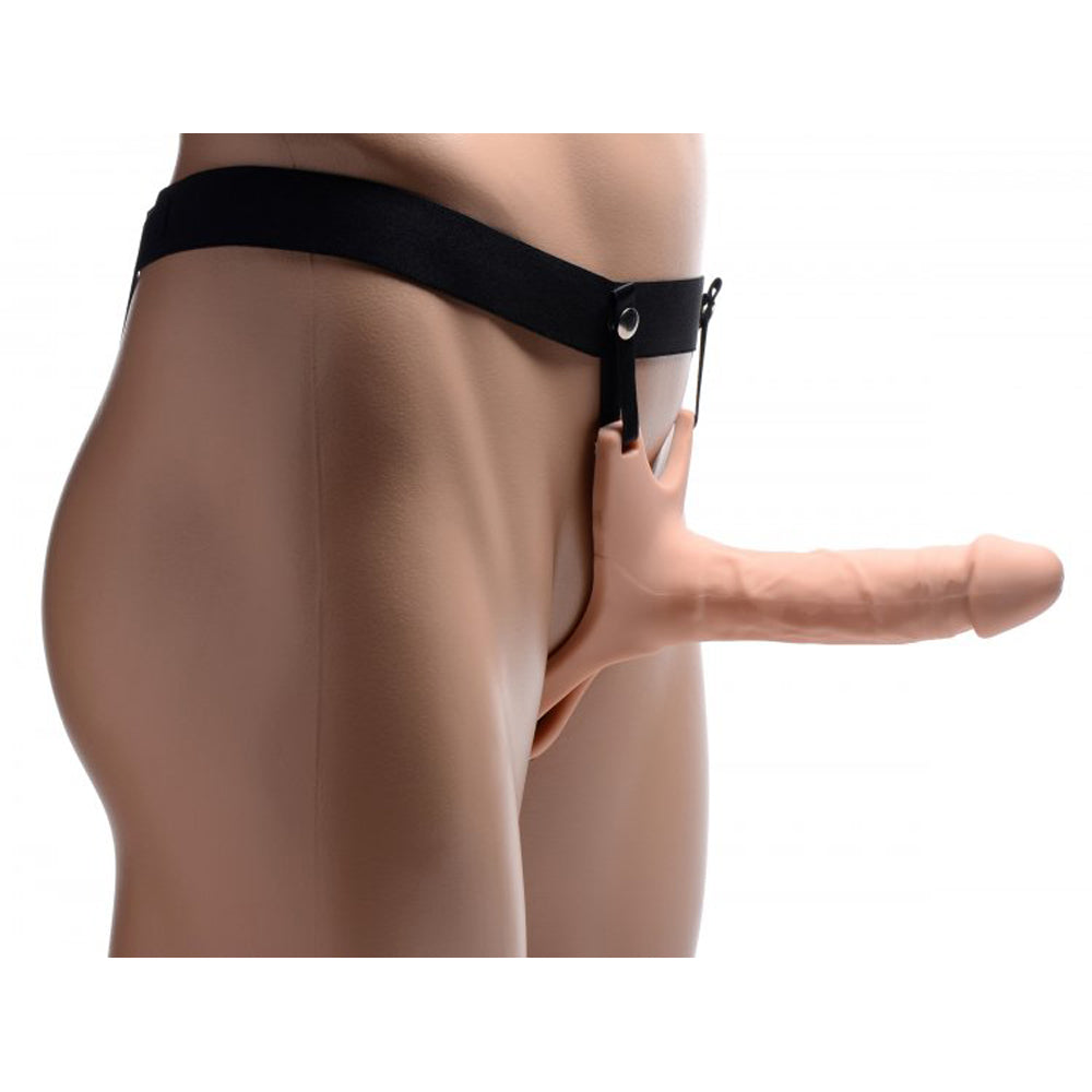 Hollow Silicone personal massager wearable massager - Flesh – Rechargeable, Discreet, Intimate Wellness Accessory – Quiet, Rechargeable, Waterproof, Couples & Solo Use, Discreet Intimate Wellness Accessory