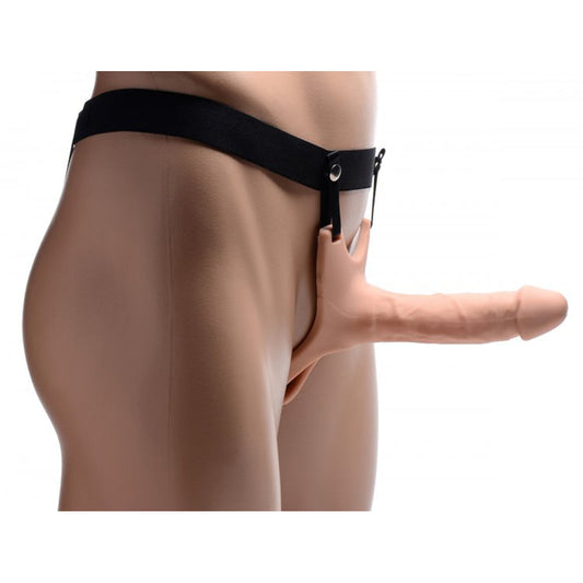 Hollow Silicone personal massager wearable massager - Flesh – Rechargeable, Discreet, Intimate Wellness Accessory – Quiet, Rechargeable, Waterproof, Couples & Solo Use, Discreet Intimate Wellness Accessory