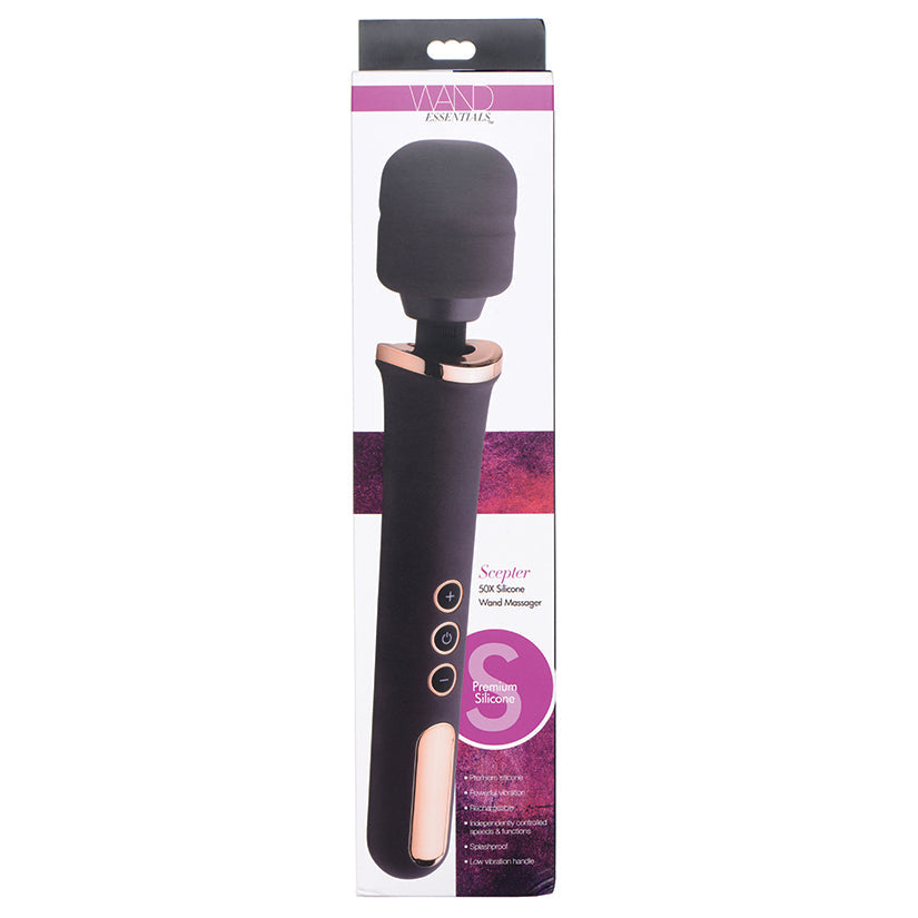 Wand Essentials 50X Scepter Silicone Wand Massager.