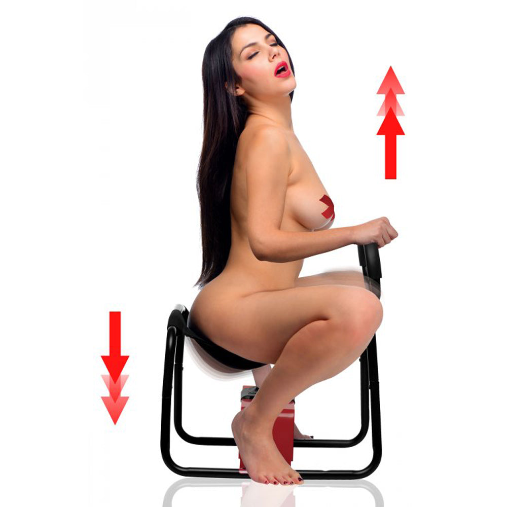 Bangin Bench EZ-Ride intimacy Stool w Handles – Rechargeable, Discreet, Intimate Wellness Accessory – Quiet, Rechargeable, Waterproof, Couples & Solo Use, Discreet Intimate Wellness Accessory