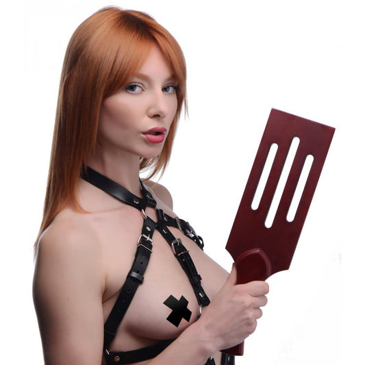 Master's Paddle Wooden Paddle – Rechargeable, Discreet, Intimate Wellness Accessory – Quiet, Rechargeable, Waterproof, Couples & Solo Use, Discreet Intimate Wellness Accessory