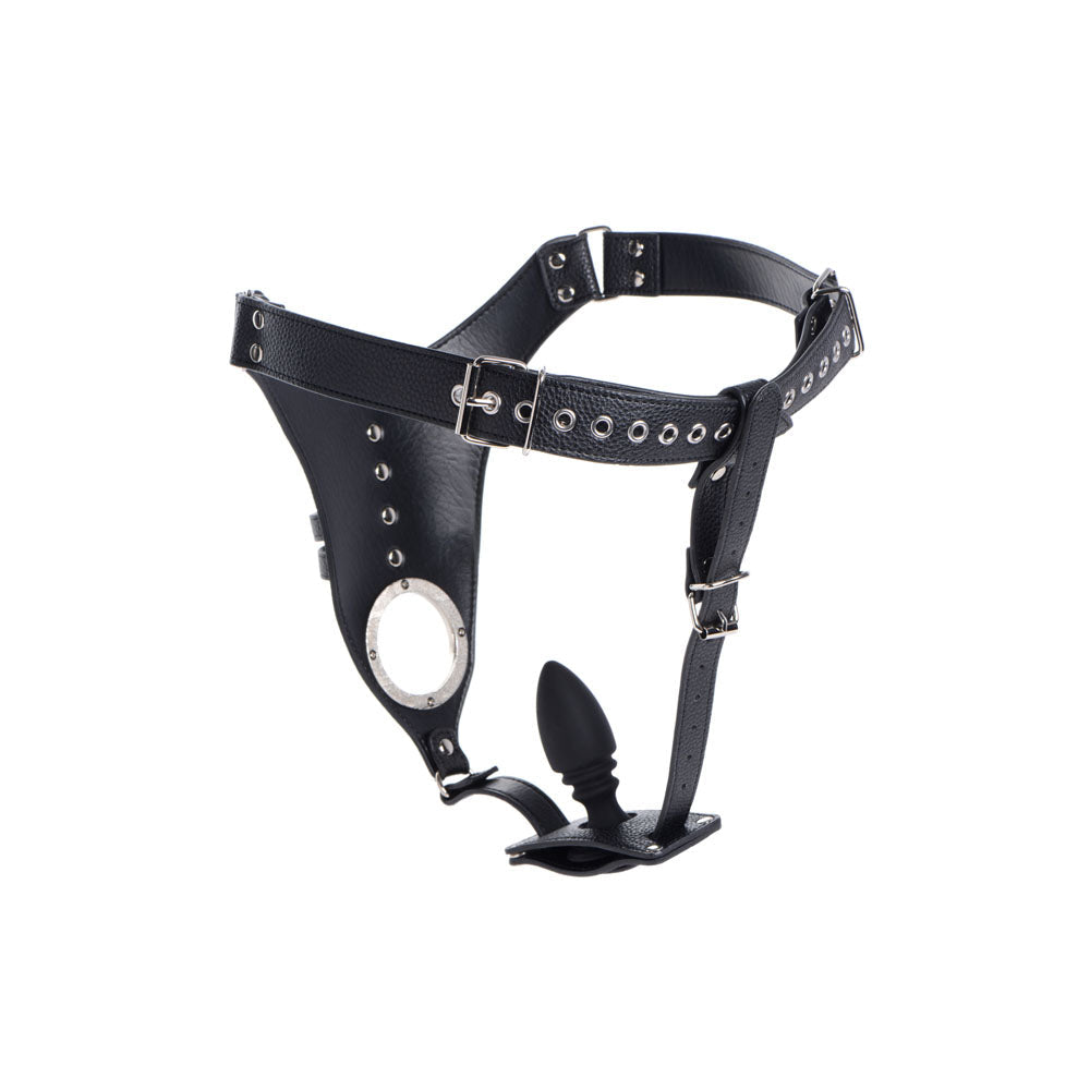 Male Chastity Harness Silicone backdoor Plug – Rechargeable, Discreet, Intimate Wellness Accessory – Quiet, Rechargeable, Waterproof, Couples & Solo Use, Discreet Intimate Wellness Accessory