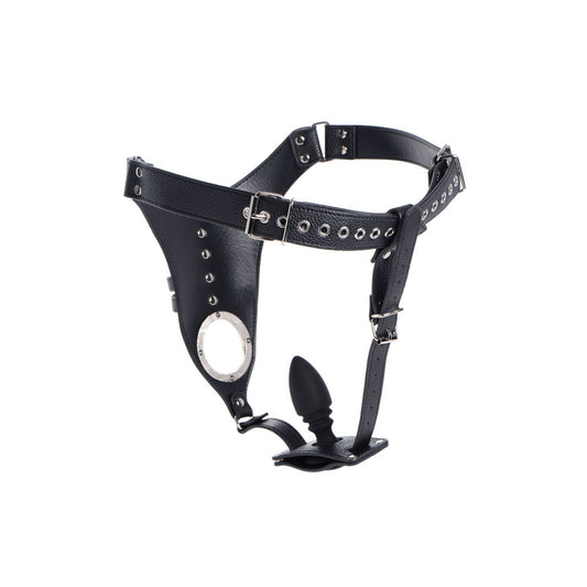 Male Chastity Harness Silicone backdoor Plug – Rechargeable, Discreet, Intimate Wellness Accessory – Quiet, Rechargeable, Waterproof, Couples & Solo Use, Discreet Intimate Wellness Accessory