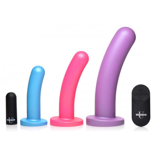 Triple Peg 28X Vibrating R/C personal massager Set – Rechargeable, Discreet, Intimate Wellness Accessory – Quiet, Rechargeable, Waterproof, Couples & Solo Use, Discreet Intimate Wellness Accessory