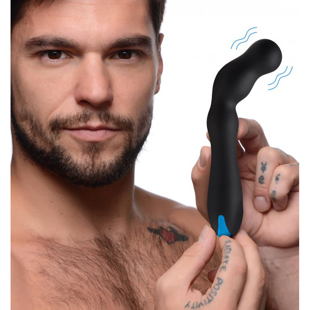 12X Silicone Beaded Prostate massager – Rechargeable, Discreet, Intimate Wellness Accessory – Quiet, Rechargeable, Waterproof, Couples & Solo Use, Discreet Intimate Wellness Accessory