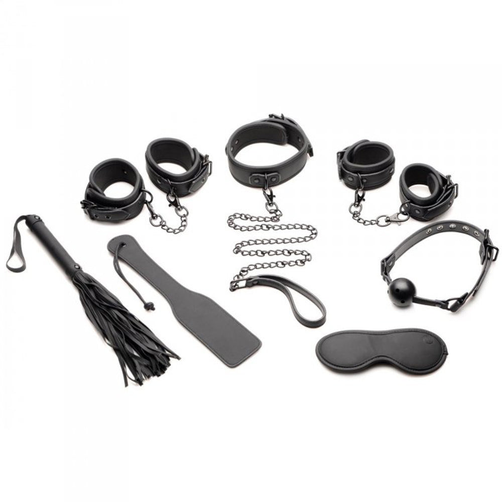 Master of Kink 10 pc Deluxe playful restraint Set – Rechargeable, Discreet, Intimate Wellness Accessory – Quiet, Rechargeable, Waterproof, Couples & Solo Use, Discreet Intimate Wellness Accessory