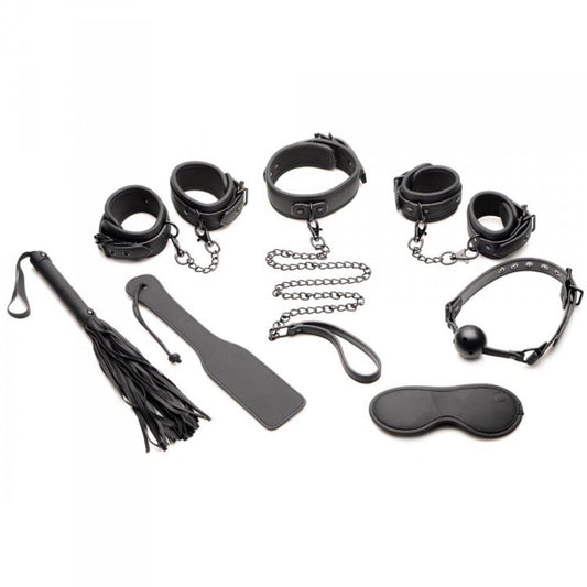 Master of Kink 10 pc Deluxe playful restraint Set – Rechargeable, Discreet, Intimate Wellness Accessory – Quiet, Rechargeable, Waterproof, Couples & Solo Use, Discreet Intimate Wellness Accessory